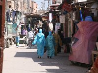 Marrakesh  Rue de Bab Ailen, near our riad