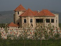 Marrakesh to Fez  Fancy house along road