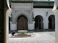 Fez  The court of the Kairaouine Mosque