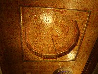Fez  Ceiling of room in the Riad aux 20 Jasmins