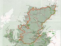 Our itinerary started and ended at Inverness Airport.  Scottish HIghlands, August 2004