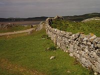 Wall near Kyle of Durness  Scottish HIghlands, August 2004
