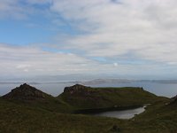 View towards the Scottish mainland from the Old Man of Storr  Scottish Highlands, June 2005