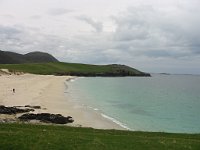 Beach on way to ruined chapel near Taobh Tuath, Harris  Scottish Highlands, June 2005