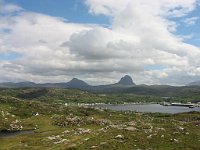 View over Lochinver, with Suilven prominent in the background  Scottish Highlands, June 2005