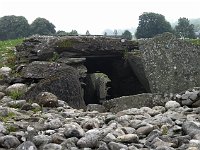 Burial chamber of the Nether Largie South Cairn  Scottish Highlands, July 2006