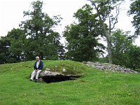 Cairn at Ballymeanoch, Kilmartin Glen  Scottish Highlands, July 2006