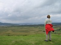 A windy view from the top of Dunadd  Scottish Highlands, July 2006