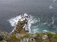 Looking down on entrance to Fingal's Cave  Scottish Highlands, July 2006
