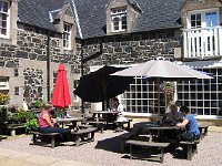 Restaurant at Glengorm  Scottish Highlands, July 2006