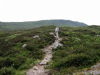 Walk up the "Devil's Staircase", the old road built for the English Army, Glen Coe  Scottish Highlands, July 2006