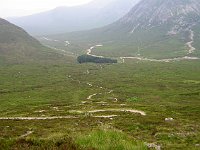 Looking back down the Devil's Staircase  Scottish Highlands, July 2006