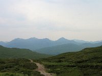 Panorama from top of the Devil's Staircase  Scottish Highlands, July 2006