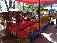 Tire  Fruit and potato stand