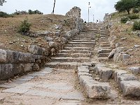 Priene  Steps leading up to the ancient Greek city, Priene, built around the -4th century