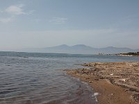 Aegean Coast  We stopped at a restaurant-hotel on a beach on the way back and went for a swim -- or a wade.