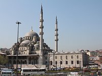 Istanbul - Bosphorus tour  We took the state-run ferry which leaves from the dock at Eminönü, only four tram stops from our hotel. Right across from the dock is the Yeni Camii, or New Mosque, with the entrance to the Egyptian Bazaar on the right.