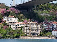 Istanbul - Bosphorus tour  A rather fancy yali, built before the Fatih Bride, the second bridge spanning the Bosphorus