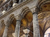Istanbul - Sultanahmet  Arches along the side of Aya Sofia