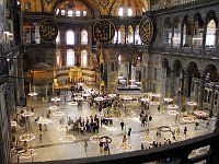 Istanbul - Sultanahmet  View of the vast hall from the balcony