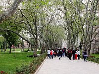 Istanbul - Sultanahmet  The first court of Topkapi Palace is a beautiful park