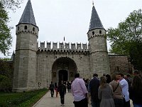 Istanbul - Sultanahmet  Entrance to the second court of Topkapi Palace. This is where you pay