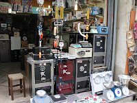 Promenades in Istanbul  Shops in this street were, as in India, grouped by wares. A string of them sold safes, for instance.