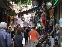 Promenades in Istanbul  Commercial street leading up to the so-called Egyptian Bazar