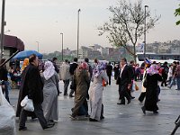 Promenades in Istanbul  On the square in front of the New Mosque, these ladies were eating ice-cream cones.