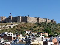 Selçuk  The 6th-century Byzantine Citadel of Ayasoluk, as viewed from the window of our hotel room