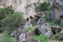 Cappadocia  Carved-out church entrances