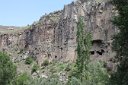 Cappadocia  View of the cliffs next to the Kirkdamalti Kilisesi