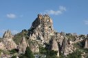 Cappadocia  Meanwhile, back wherefrom we started this morning, the other side of the Uçhisar "castle"