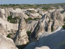 Cappadocia  View from the Göreme Panorama, a tourist trap, but one with quite a nice view over the city