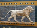 tk12 052711350 s  Beautiful colors of a Babylon tiled lion