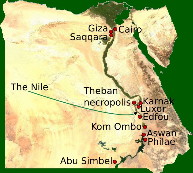 Map of Egypt