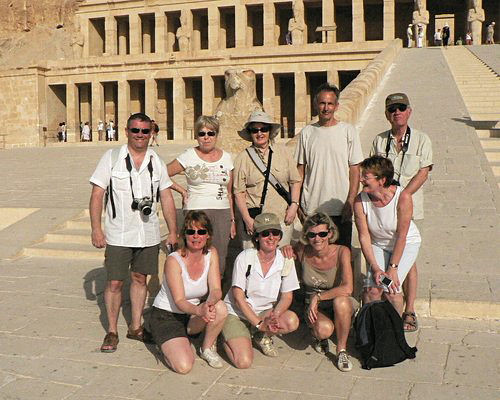 Au temple de Hatchepsut