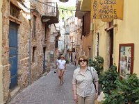 Just arrived in Hania, wondering how to get to our hotel. It was down this street on the water's edge.  gr16 092315181 j