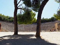 The main atttaction at Epidauros is, of course, its theater, reached after about a 200m uphill walk.  gr17 091311210 k rca