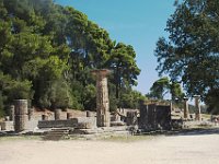 The Temple of Hera, Queen of the gods and general pain in the ... to Zeus or any mortal female he seduced, be it her fault or not. Built around 590 BCE.  gr18 092011351 s-a