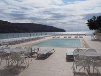 The pool is smallish and not at all deep, but pleasant -- in good weather.  gr18 092614180 k
