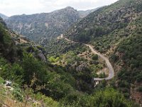 Getting into the mountains now in the region of Arkadia. Yup, that's our road.  gr18 091813470 k