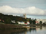 The Akureyrarkirkja was desinged by the same architect who did the Halgrimmskirkja in Reykjavik.