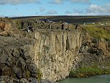 Swedish photographer on the edge of a lovely cliff