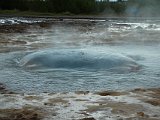 Then it swells up like some sort of organic growth...