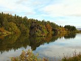 One of the klasar (lava pillars) and autumn colors