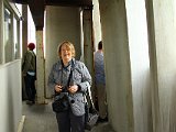 Swedish tourist at the top of the church tower