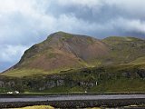 Smaller fall to the north under a beautifully colored mountain