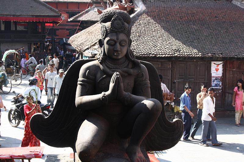 ne08_100414041_j.jpg - Garuda, in front of Trailokya Mohan Narayan Temple (Vishnu)
