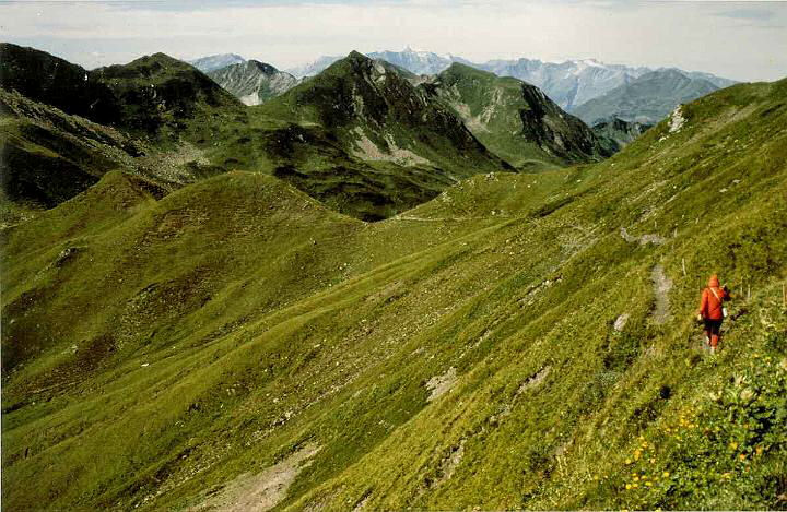 br88_gafallj_siv_aa.jpg - The path back to Gafalljoch and then the Lünersee.